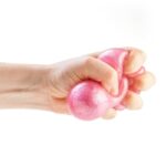 Glitter squish ball – pink