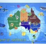 Australian Map Jigsaw 2 in 1